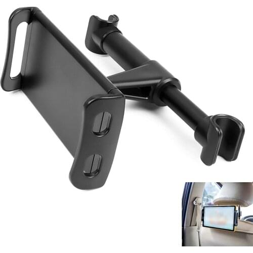 Car Tablet Holder Headrest Tablet Mount-Headrest Stand Cradle Compatible with Devices Such as for Phone Tablet 4.7 -12.9" Inch