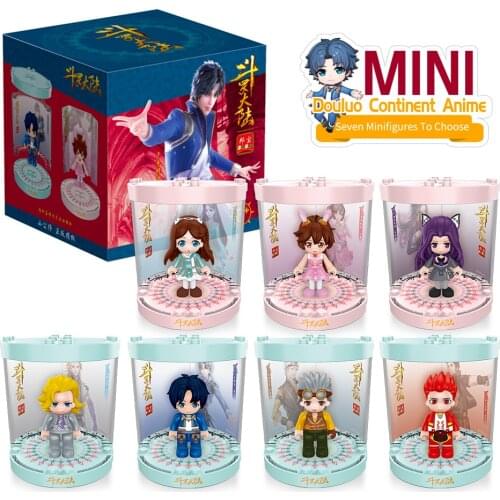 BanBao The Land Of Warriors Douluo Dalu Continent Anime characters building blocks figure bricks Gifts for friend Cartoon Toys