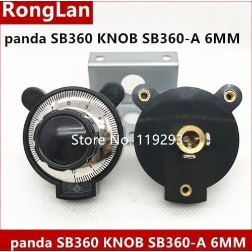 [BELLA]Linear digital knob ( scale digital disk ) panda SB360 SB360-A SB360-B potentiometer knob hole diameter : 6MM--10PCS/LOT