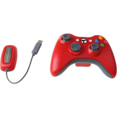 For X-box 360 2.4G Wireless Controller Computer With PC Receiver Wireless Gamepad Remote For M-icrosoft Xbox360 Joystick F62C