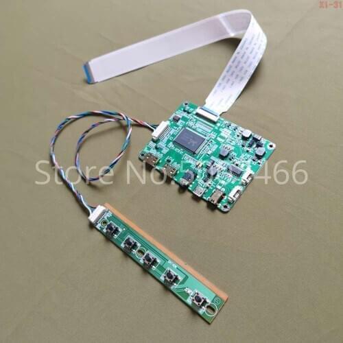 For N156HGE-EB1/EB2/EBB/EG1 2mini 5V micro USB laptop screen WLED 30-Pin EDP 1920*1080 LCD monitor controller board DIY kit