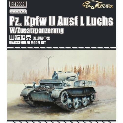 Flyhawk 3003 1/72 Pz.Kpfw II Ausf L Luchs w/Zusatzpanzerung top quality