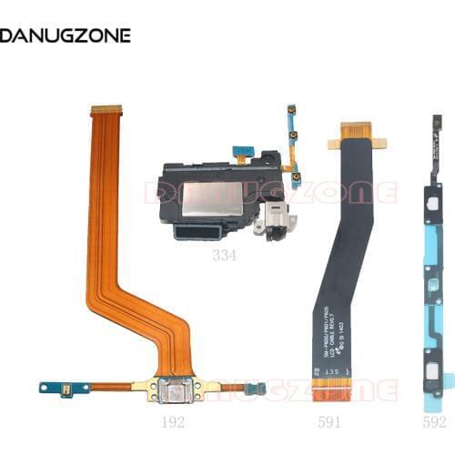 USB Charging Port Connector Charge Socket Power Volume Button LCD Display Flex Cable For Samsung Galaxy P605 SM-P605 P600 P601