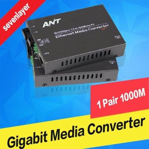 Gigabit media converter 10/100/1000Mbps fiber optical media converter fiber Ethernet switch fiber