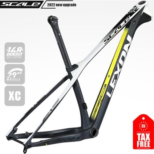 2021 lexon Carbon MTB Frame 29er Mountain Bike Carbon Frame 148*12mm MTB Carbon Frames Size 15/17inch