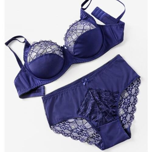 Thin Lace Rims Together Sexy Underwear Suits Ladies Underwear Bra Set Big Yards Bras Underwear Women Set Lingerie Set Sexy