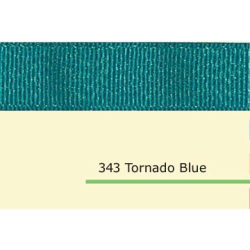 1/8" inch (3mm) Gold Glitter Tornado Blue grosgrain ribbon