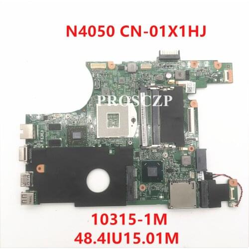 For Dell 14R N4050 48.4IU15.011 Laptop Motherboard CN-01X1HJ 01X1HJ 1X1HJ HM67 W/ 216-0809024 GPU 100% Full Working well
