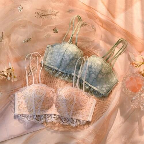 Fashion Seamless Bra Sexy Underwear Womens Small Breasts Gather Non Steel Ring Bra Upper Support Adjustable Breast Push Up Bra