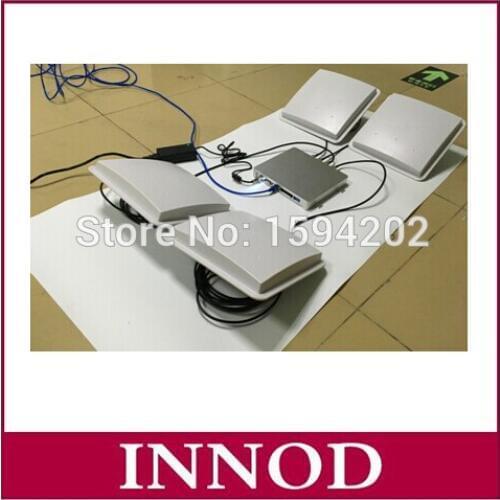 New arrival chip timing system 4 ports Impinj R2000 Chip UHF RFID Reader for ourside panel antenna