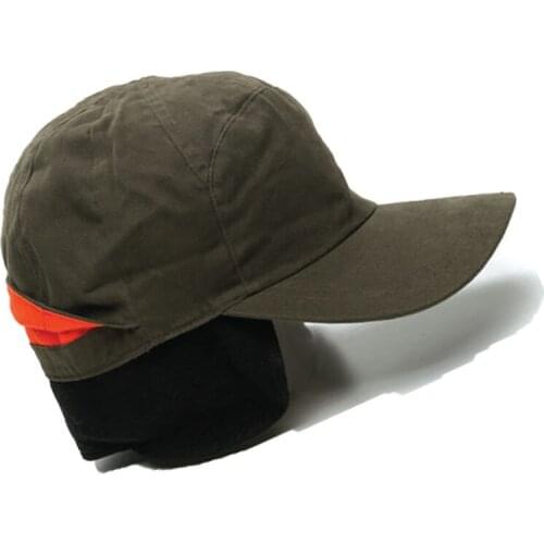 Reversible sports hat cap visor earmuffs high visibilita