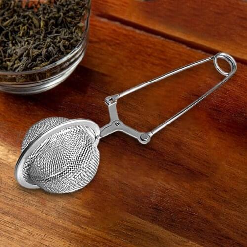 Stainless Steel Ball Shape Tea Strainer Filter Infuser Leakage Kitchen Tool