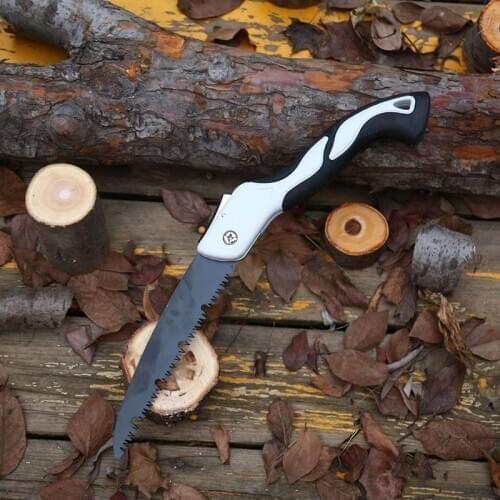 Folding Pruning Saw Triple Cut Woodworking Mini Wood Sawing Branch Tree Hedge Garden Trimming for Household Gardening Hand Saw