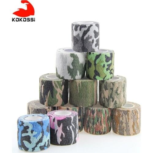 KoKossi Sport Self Adhesive Elastic Bandage Wrap Tape 5CM*450CM Elastoplast For Knee Support Pads Finger Ankle Palm Shoulder