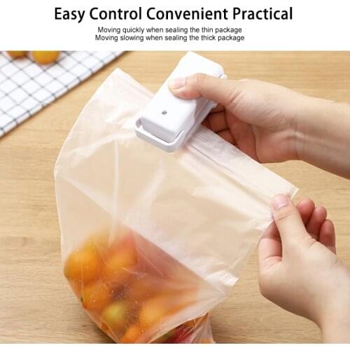 Heat sealing machine sealer plastic bag portable mini sealing household machine portable sealer packing seale Bag Clips TSLM1