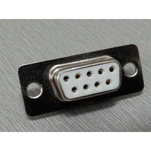 High quality H65 Needle welding line DB9 RS232 Female Connector,100pcs/lot
