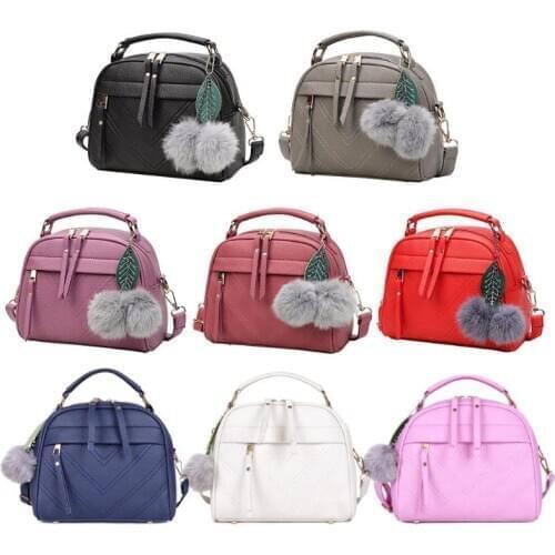 Women Messenger Handbag Shoulder Bag Crossbody PU Leather Satchel Sling Bag