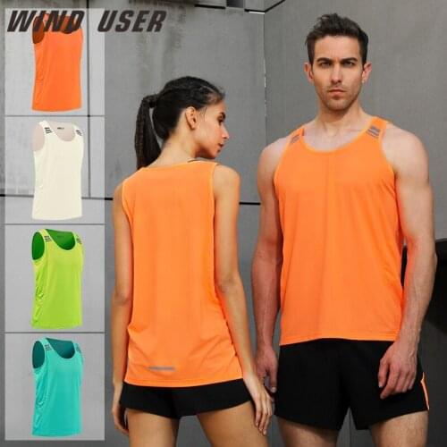 Running Vest Men Sleeveless Sport Vest Muscle Training Fitness Male Gym Tank Top