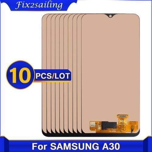 10PCS TFT incell LCD For Samsung Galaxy A30 A50 A305/DS A305F A505FD A305 LCD Panel Touch Screen Display Digitizer Assembly