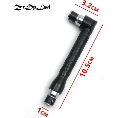 1/4" Hex L-shape Mini Double Head Socket Wrench Suitable Routine 6.35mm Screwdriver Bit Utility Tool Car Machines Equipment Tool