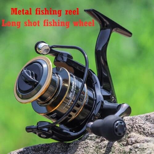 100% Original LINNHUE Fishing Reel 10KG Maximum Load Alloy Handle Metal Gear/Spool All Metal Fishing Spool Long Shot