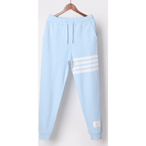 2021 Fashion TB THOM Brand Sweatpants Men Women Spring Cotton Casual Sports Trousers Tracksuit Bottoms Mens Jogger Track Pants