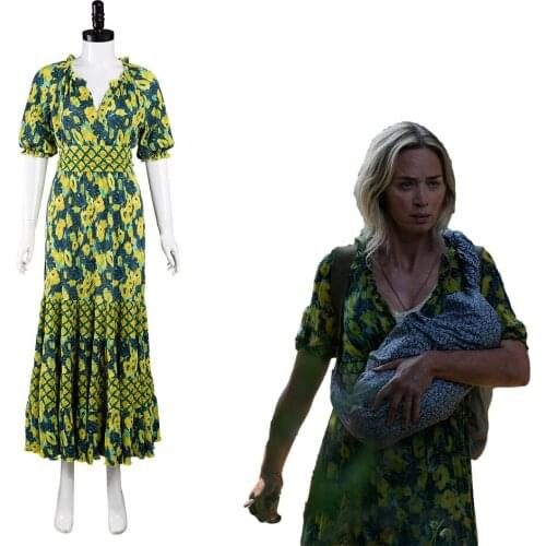 A Quiet Place 2 Evelyn Abbott Cosplay Costume Outfits Halloween Carnival Suit
