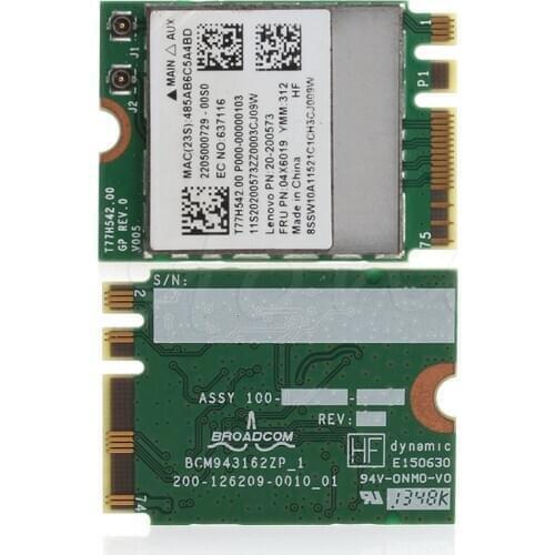 Bluetooth 4.0 Dual-band Wireless WIFI Card for Lenovo G50-30 45 70 70M Z50-70-75