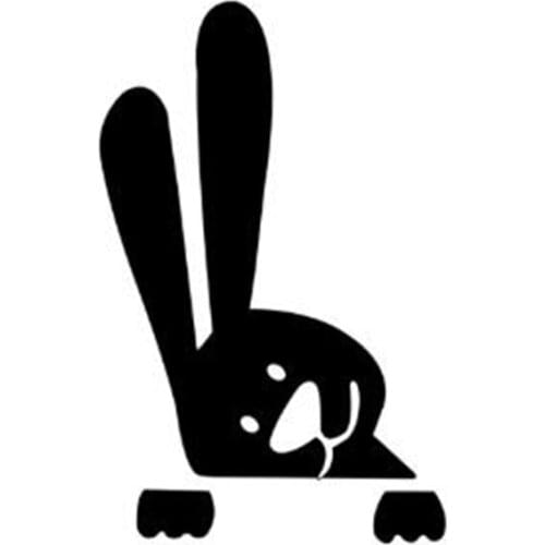 Fuzhen Boutique Decals Exterior Accessories Lovely Rabbit Animal Car Sticker Funny Vinyl Car Decal Decorarion Styling