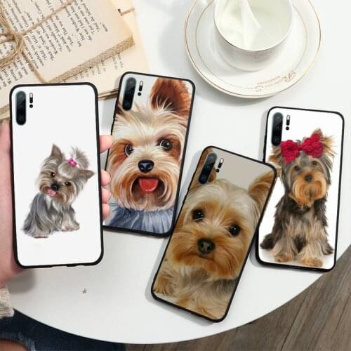 Yorkshire Terrier dog cute Phone Case For Huawei P40 P20 P30 lite Pro P Smart 2019 Mate 40 20 10 Lite Pro Nova 5t