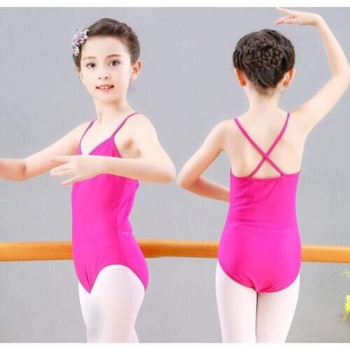 Children Ballerina Strap Ballet Dance Gymnastics Leotard for Girls Bodysuits Costume Dancing Clothes Dancer Clothing Wear