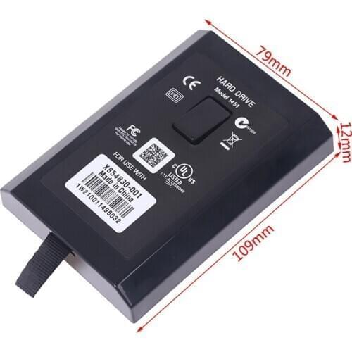 For Xbox 360 Slim Internal HDD Hard Disk Case HDD Housing Black