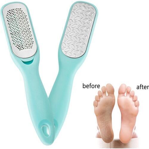 Double Side Stainless Steel Foot Rasp Callus Dead Skin Remover Exfoliating Pedicure File Reusable 24CM Foot Care Tool