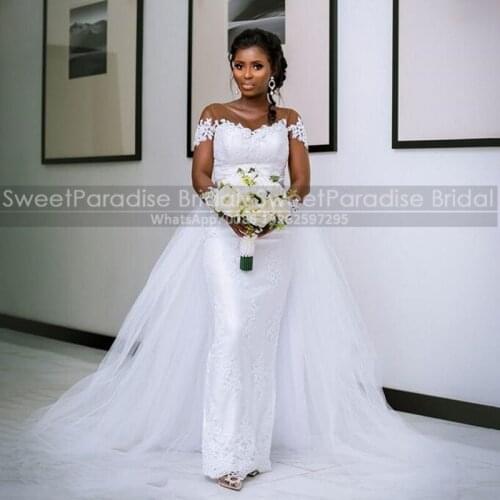 EVERFEAG Long Sleeve Wedding Dresses