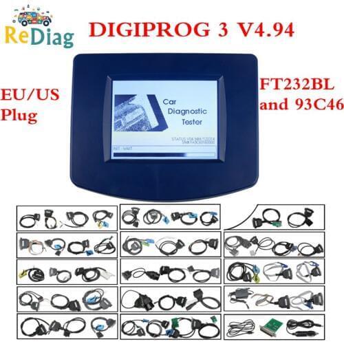 Hot sale Digiprog 3 with FTDI FT232BL v4.94 OBD ST01 ST04 DIGIPROG IIIOdometer adjust programmer Digiprog3 Mileage Correct Tool