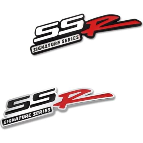 Metal Stickers SSR Emblem Car Rear Trunk Body For Nissan Nismo Tiida Teana GTR Chevrolet Cruze Lacetti Niva Aveo T250 Cobalt