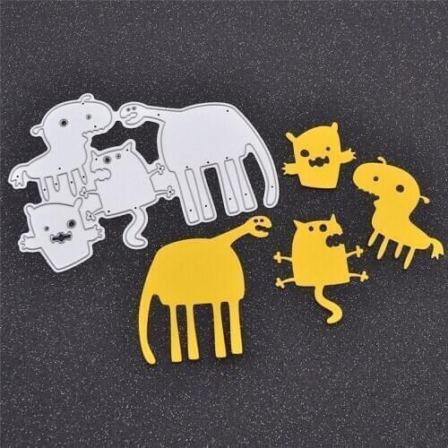 Dinosaur Animal Metal Cutting Dies Craft DIY New Embossing Stencil Paper Card Decorarive Making Templates