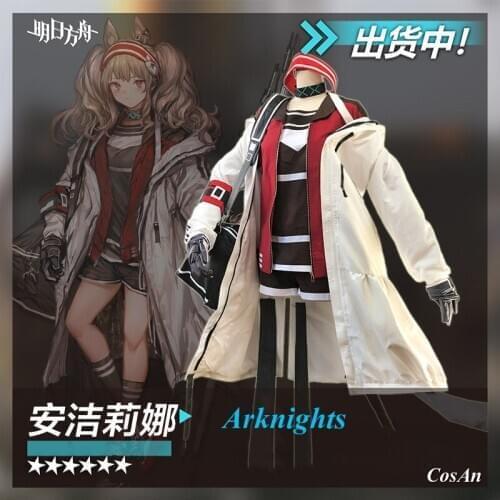 New Hot Game Arknights Angelina Cosplay Costume RHODES ISLAND The High Quality Fashion Battle Uniform Party Role Play Clothing