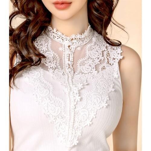 20 New Spring Big Size Women Cotton Vest Solid Lace Tank Summer Outfits Lady White Tanks Sweety Girl Crop Tops Bottomings WZ1196