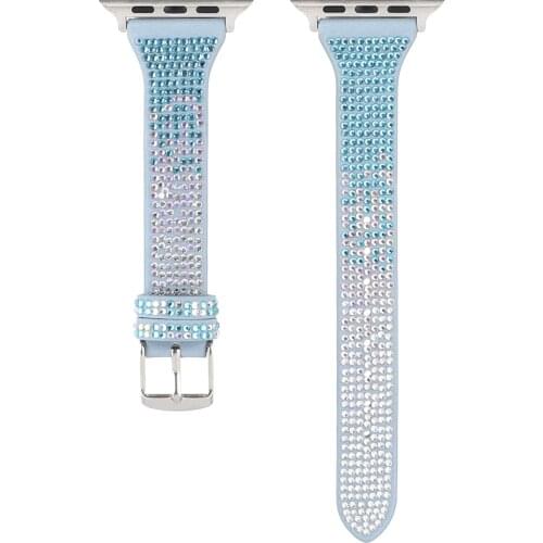 Suitable for Apple series 6 Se 5 4 3 2 40mm 44mm 38mm 42mm Apple Watch iwatch belt with diamond inlaid ladies watch bracelet