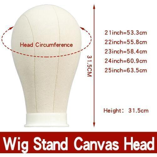 Qoxi mannequin heads for wig with stands tripod wig display canvas block head dolls dummy maniquin cabeza with head and pins
