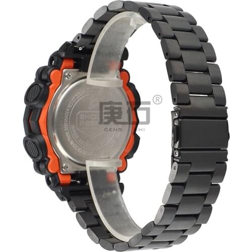 16mm Stainless Steel Watch Band Strap For G Shock GD GA-110 140 300 GA-400 GA-700 GA-900 GAW-100