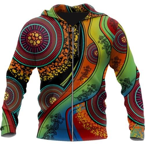 3D Hoodie Aboriginal In my heart Painting Art All Over Printed For Men/Women Sweatshirt Spring/Autumn Casual Pullover Zipper