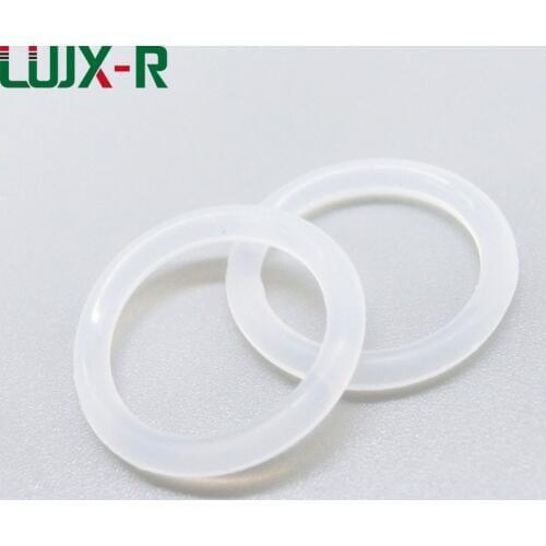 LUJX-R 1.5mm Silicone Gasket Sealing White O Ring Seal OD From 11mm To 23mm Food Grade VMQ O-Ring Washer O Ringen Replacement