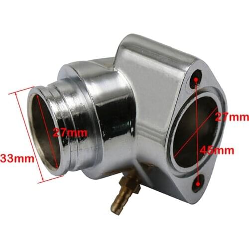 Carburetor Intake Manifold Pipe Moped Scooter ATV Intake Manifold for GY6 150Cc Scooter