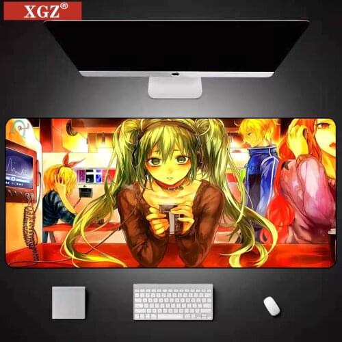XGZ Sagiri Anime Cute Cartoon Mouse Pad Para Jogos Super Anime Teclado Para Laptop Teclado Para Grandes Jogos PC Antiderrapante