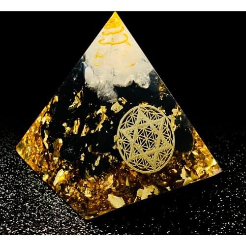 Orgone Energy Converter Orgonite Reiki Master Energy Pyramid The Soul Stone That Change The Magnetic Field of Life Resin Jewelry