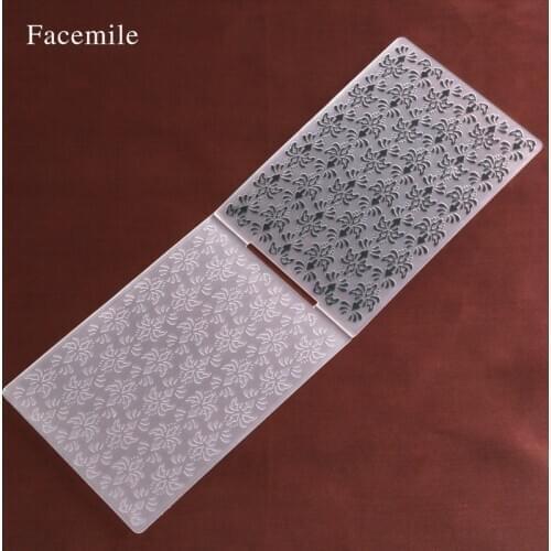 1Pc Beautiful Flower Pattern Plastic Embossing Folders DIY Craft Scrapbooking Decoration 55029