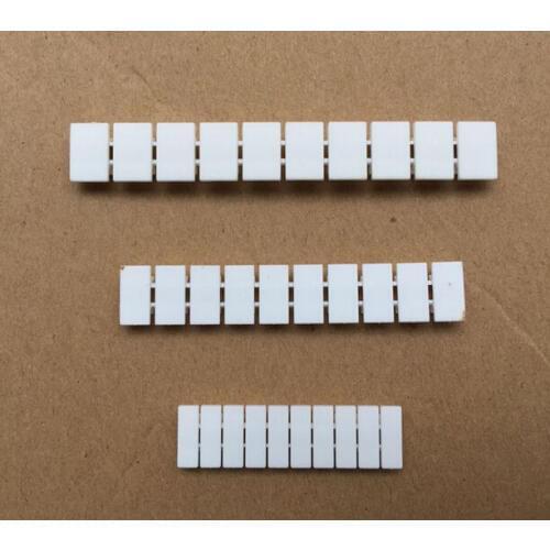 100PCS UK2.5B, UK5N universal terminal Label ZB6 Marker Strip blank, without number (Identification stripe)