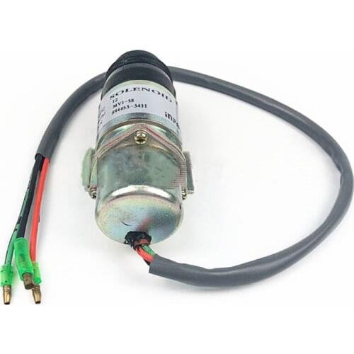 12V 24V Fuel Shutoff Solenoid 894453-3411 8-94453341-0 MV1-58 Engine 4JG1 G2 4J62 61 parts for Hitachi Ishikawa Island Kobelco